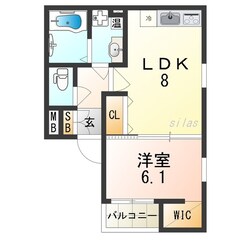 ゼニス北城内の物件間取画像